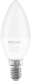 Retlux RLL 426 C37 E14 sviečka 6W teplá biela