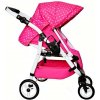 Kočík pre bábiky Kids Sport Pink Dot