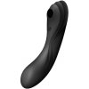 Satisfyer Curvy Trinity 4 - vzduchový 2v1 vibrátor (čierny)