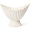 ferm Living Misa na ovocie Fountain kamenina bílá 19 x 13 cm
