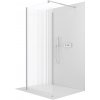 CERANO - Sprchová zástena Walk-in Onyx Corner Round Ľ/P - 8 mm - okrúhla vzpera - chróm, ryhované sklo - 120x60x200 cm