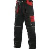 CANIS Pánske nohavice ORION TEODOR, čierno-červené, Varianta čierno-červená, Veľkosť 44