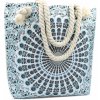 Lanová rukoväť Mandela Bag Sky Blue od Ancient Wisdom