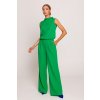 ELEGANTNÝ DÁMSKY KOMBINEZÓN DLHÉ NOHAVICE KRÁSNY ZELENÝ 42 XL
