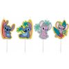 Dekora Narodeninové sviečky - Stitch 4 ks
