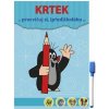 Krtko Precvičuj si predškolák, stierateľný pracovný zošit A5, obsahuje 1 zmazateľnú fixku s hubkou