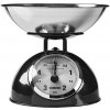 Výrobce po 1 ks Melissa - Retro kuchynská váha s miskou čierna 16310238 + záruka 3 roky zadarmo