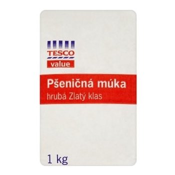 Tesco Value Pšeničná múka hrubá zlatý klas 1 kg od 0,35 € - Heureka.sk