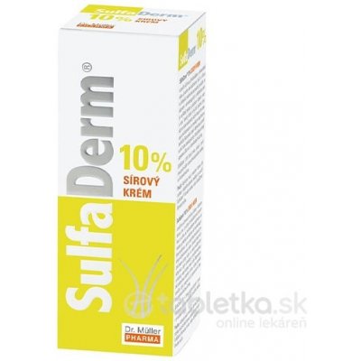 Dr. Müller SulfaDerm sírový krém 10% 200 ml