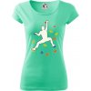 Bouldering lezec - Dámske tričko Pure - XS ( Mätová )