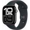 Apple Watch Series 10 46 mm Cellular klavírne čierny hliník s čiernym športovým remienkom S/M MWY33QC/A