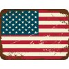 Ceduľa vlajka USA 30cm x 20cm Plechová tabuľa