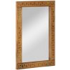 vidaXL Zrkadlo do kúpeľne 50x70x2,5 cm masívny mangovník a sklo 358315