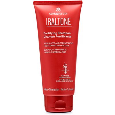 Cantabria Labs IRALTONE Fortifying Shampoo osviežujúci šampón na stimuláciu a posilnenie vlasov od korienkov, 200ml