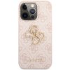 Guess PU 4G Metal Logo iPhone 13 Pro ružové