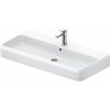 Duravit Qatego umývadlo 100x47 cm obdĺžnik umývadlo na nábytok biela 2382100027