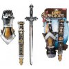 Rytierska sada meč 50cm s puzdrom chránič na ruku 3ks