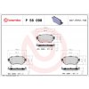 Sada brzdových platničiek kotúčovej brzdy BREMBO P 56 098