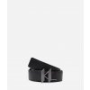 Karl Lagerfeld opasok K/PLAK LEATHER BELT H3.5 čierna