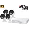 iGET HGDVK83304 - Kamerový 3K set, 8CH DVR + 4x kamera 3K, zvuk, LED, SMART W/M/Andr/iOS HGDVK83304