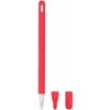 AppleKing 3v1 silikónový obal pre Apple Pencil 2. generácie / Pro - červený - možnosť vrátiť tovar ZADARMO do 30tich dní