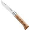 Vega OPINEL 002187 VRI N°8 Gravure Sport Velo vreckový nôž 8,5 cm, bukové drevo, motív cyklistiky