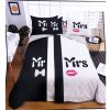 Sendia Textil A-11 MR AND MRS BLACK AND WHITE foto obliečky 140x200 cm 6 Set Balenie Rozmer obliečok: 140x200 cm, Obsah balenia: 6 Set Balenie