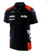 Ixon polo tričko Aprilia PO1 Replica 23 black neon red