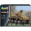 Revell Sd.Kfz 234/2 Puma Model Set obrneného vozidla 1:76, 69 dielov (Revell Sd.Kfz 234/2 Puma, 1:76, 9,1cm, LEVEL 4, Model No.: 03288)