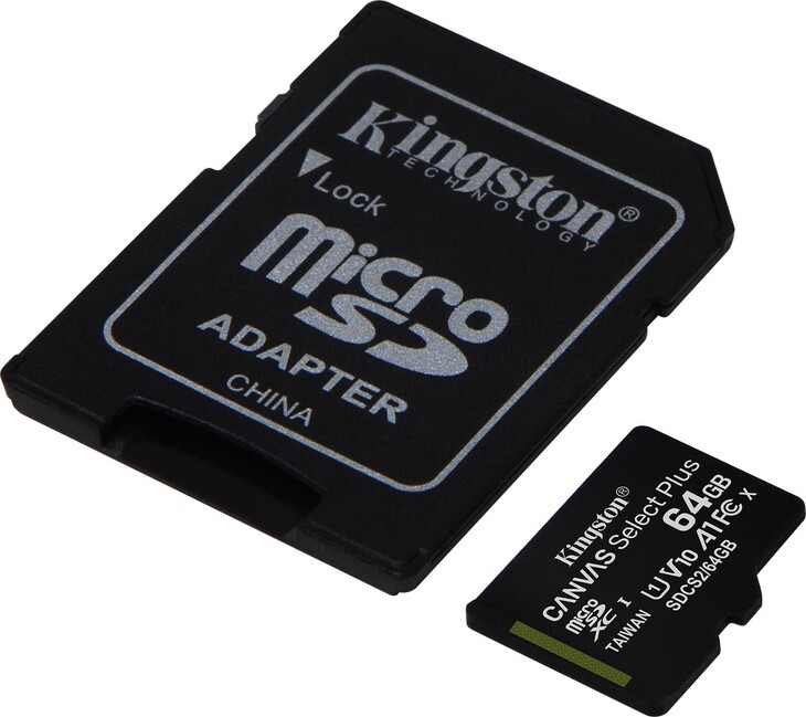 Kingston MicroSDXC UHS-I 64 GB SDCS2/64GB-3P1A