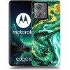 Picasee silikónový prehľadný obal pre Motorola Edge 40 Neo - Green Gold