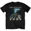 The Beatles tričko Abbey Road & Logo Čierna 5XL