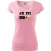 Je mi 60 pivo - Dámske tričko Pure - 2XL ( Ružová )