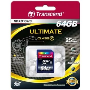 Transcend SDXC 64GB class 10 TS64GSDXC10