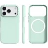 AppleMix Kryt pre iPhone 17 Pro - sub. MagSafe - ultra tenký silikónový - svetlozelený