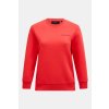 MIKINA PEAK PERFORMANCE W ORIGINAL SMALL LOGO CRE BRILLIANT RED/BLACK/