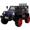 mamido Elektrické autíčko Jeep Raptor 4x4 čierne s plameňmi