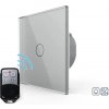 LIVOLO VL-C701CHR-15 Bezpotenciálové tlačidlo č.1/0 s RF (12-24V) - Strieborné