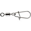 Karabínka s obratlíkom Tournament D-SNAP Swivel D DAIWA - Veľ. S, 9 kg, 7 ks