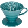 Keramický dripper Hario V60 02 Tyrkysovo zelená