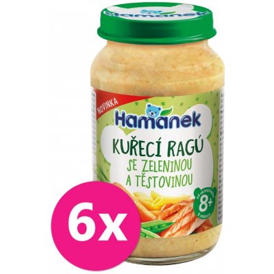 Hamánek Kuracie ragú so zeleninou a cestovinou 4 x 230 g