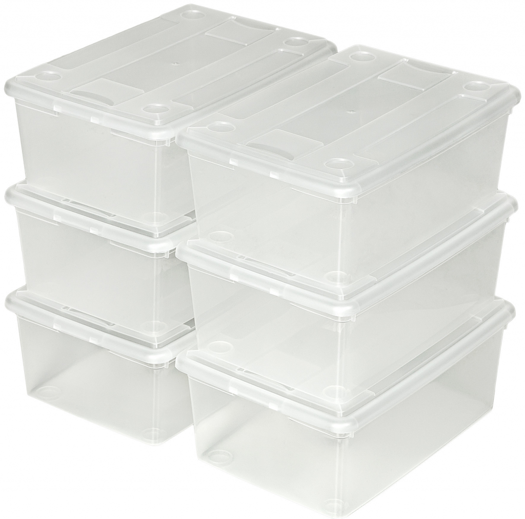 Tectake 401685 úložné boxy plastové krabice sada 6 dílná - průhledná od  45,99 € - Heureka.sk