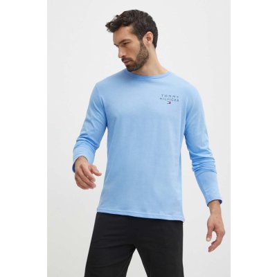 Tommy Hilfiger tričko s dlhým rukávom modré