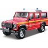 Bburago - EMERGENCY Vozidlo záchrannej služby - Land Rover Defender 110, Hasiči, 1:50