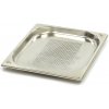 Gastronádoba 1/2 GN dierovaná - hĺbka 2 cm - 32,5 x 26,5 cm - nerezová oceľ