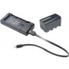 Nanlite Kit batéria 4500mah NP-F s CN-58 nabíjačkou