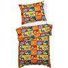 SCANquilt Obliečky KLASIK zoo patch 1x paplón 140x200 cm + 1x vankúš 70x90 cm