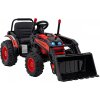 Ramiz Elektrický traktor/bager červený