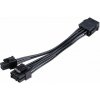 AKASA - 8-pin na 8+4-pin napájecí kabel AK-CBPW22-15