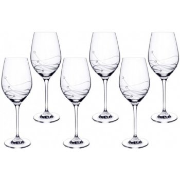 Swarovski Diamante poháre na biele víno elizabet kryštály 6 x 500 ml od  29,99 € - Heureka.sk
